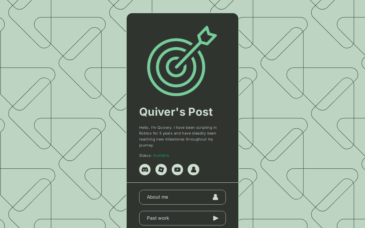 Carrd profile picture for @quiver
